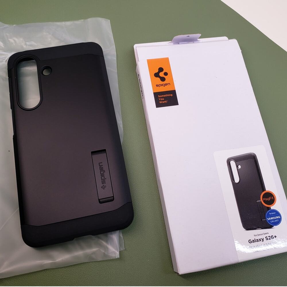 Spigen Tough Armor Mag Fit Case for Samsung Galaxy S26 Plus – Black (ACS11051)